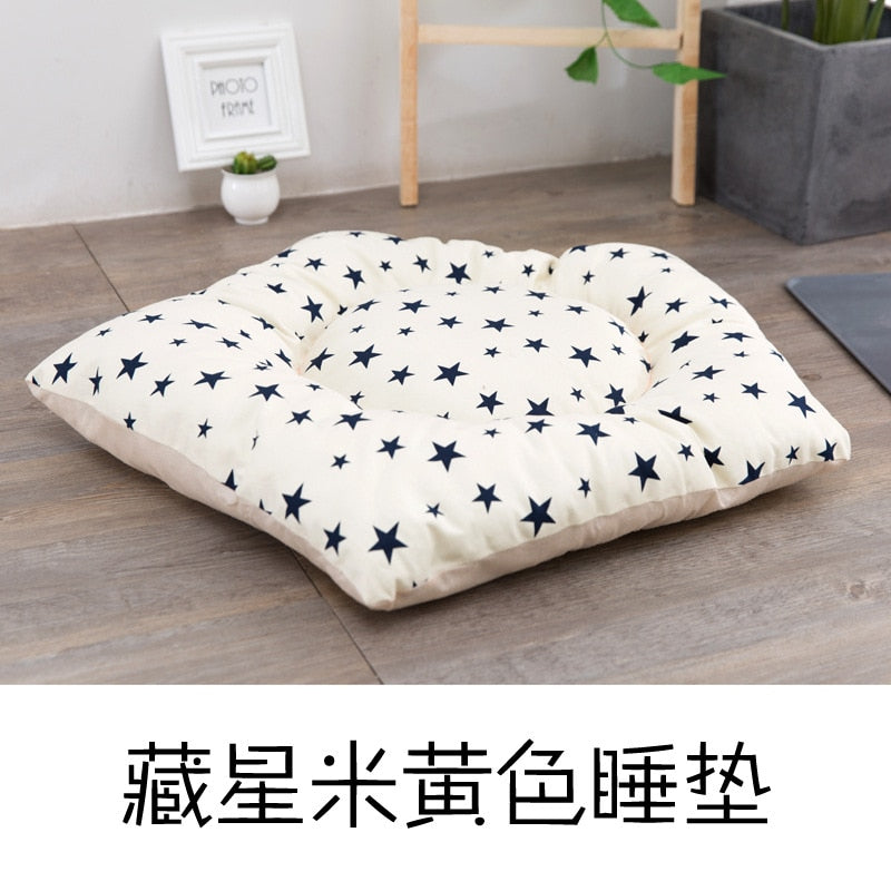 Pet Tent House Cat Bed Portable Teepee with Thick Cushion  Available for Dog Puppy Excursion Outdoor Indoor Small Animals Bed