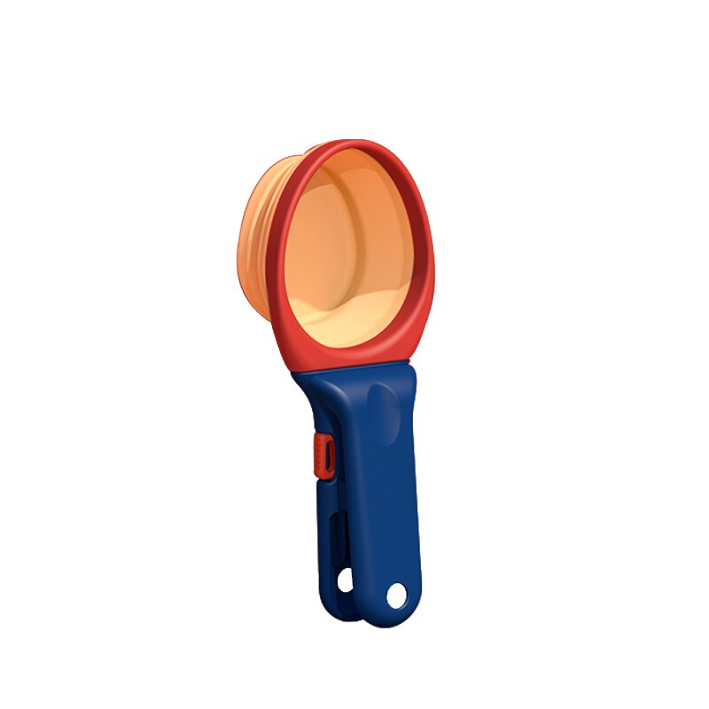 110g Food Dog Cat Feeding Spoon Measuring Scoop Cup Portable Folding