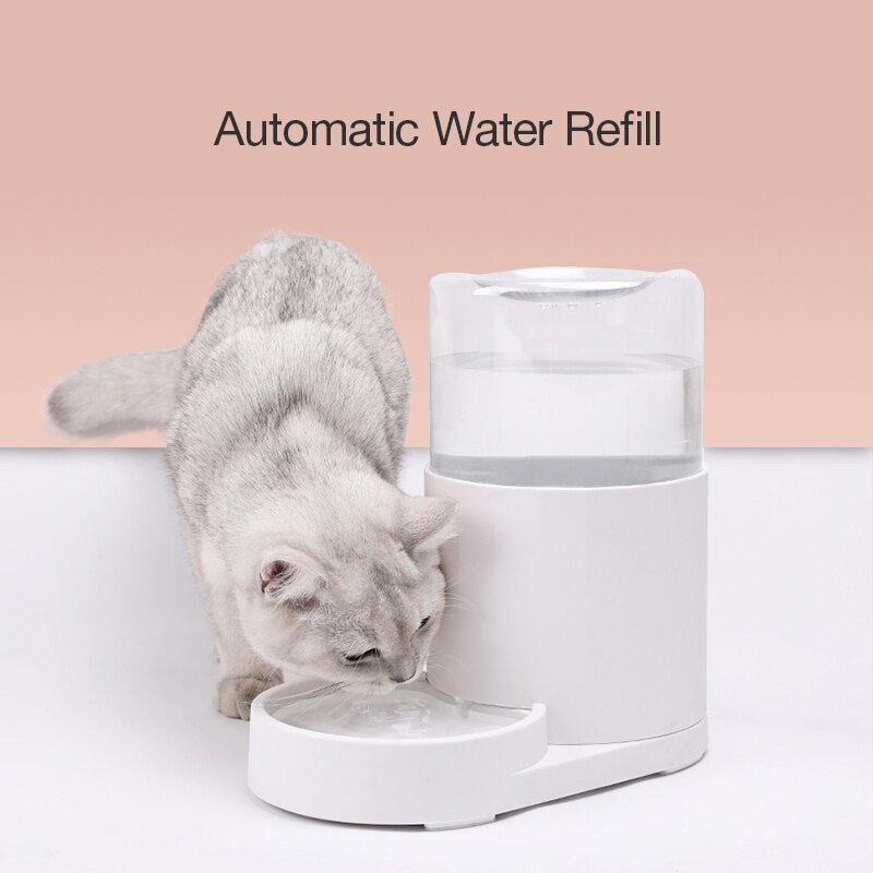 2.5L Capacity Pet Dog Cat Automatic Water Food Feeder Drinker Dispenser Feeding Bowl