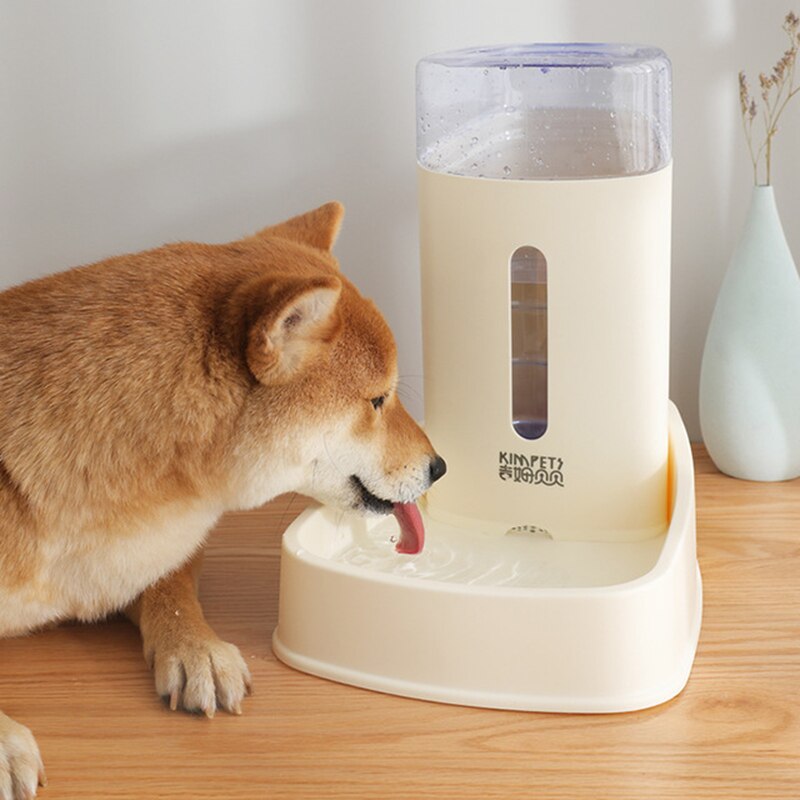 Pets Cats Dogs Automatic Waterer and Food Feeder 3.8L with 1 Water Dispenser