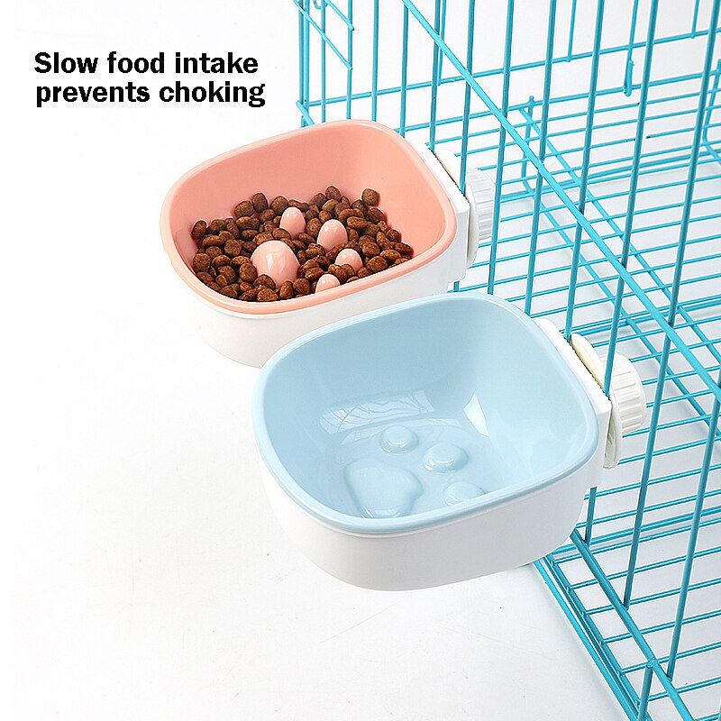 Dog Bowl Slow Feeder Interactive Bloat Stop Pet Bowl for Fast Eaters Non-Slip Anti