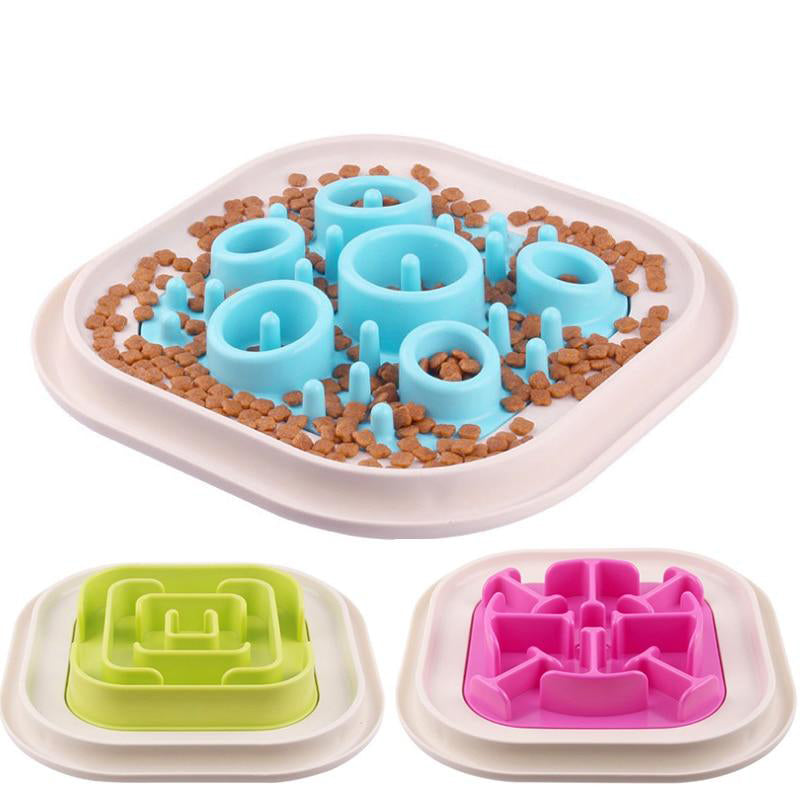 Slow Feeder Bowl Healthy Food Fun Anti-Choke Pet Bowls for  Pet Dog Cat