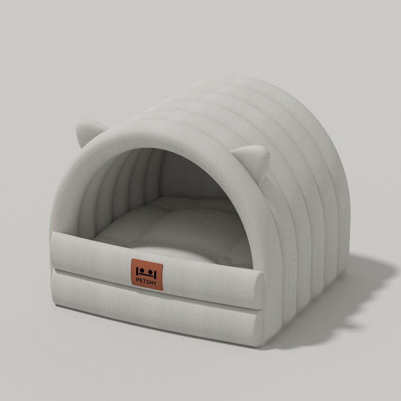 Petgoo Covered Cat & Dog Bed