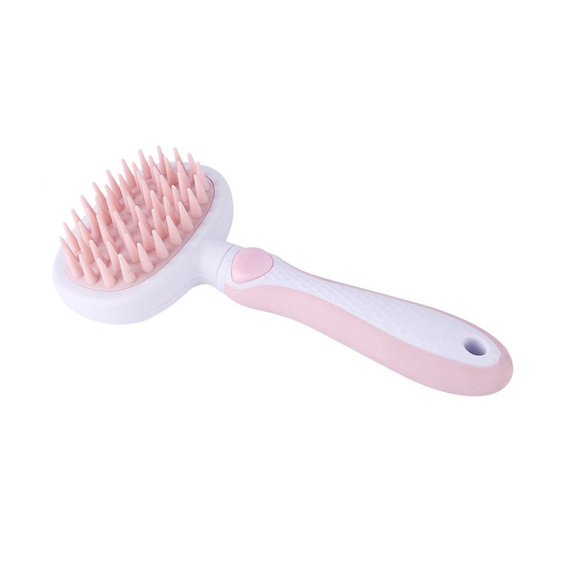 Dog Cat Comb Silicone Soft Tooth Pet Massage Bath Grooming Combs Tool New Colorful Not Hurt Fur Pets Hair Removal Brush