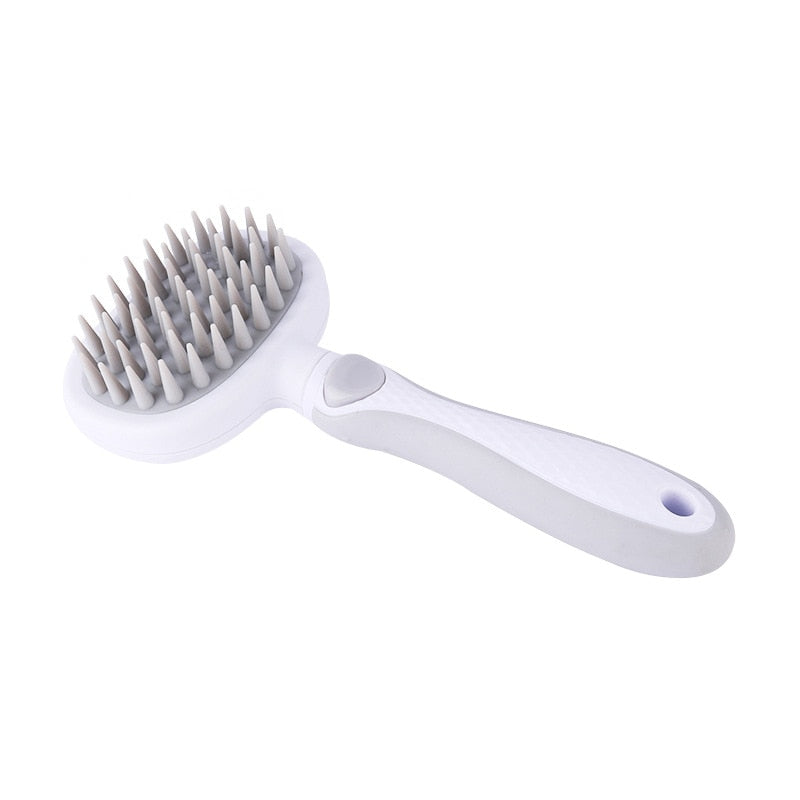 Dog Cat Comb Silicone Soft Tooth Pet Massage Bath Grooming Combs Tool New Colorful Not Hurt Fur Pets Hair Removal Brush