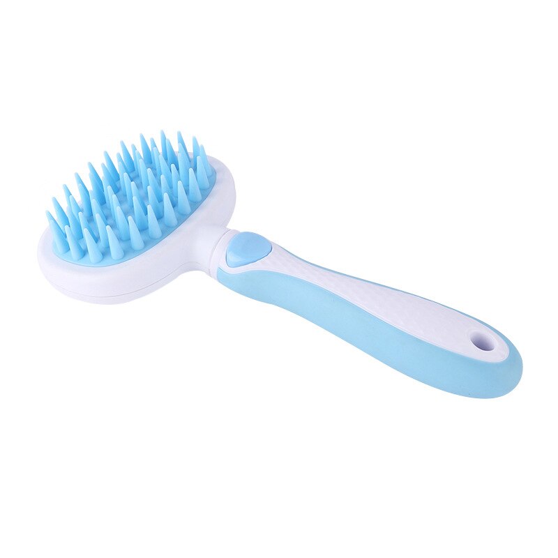 Dog Cat Comb Silicone Soft Tooth Pet Massage Bath Grooming Combs Tool New Colorful Not Hurt Fur Pets Hair Removal Brush