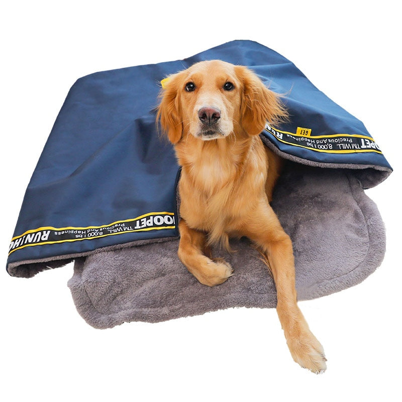 Petshy Dog Sleeping Bag Sack Pet House Tent Cat Bed Nest Warm Small Large Dogs Kennel Cave Cozy Soft Dog Cat House Cushion