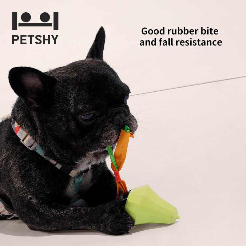 Petshy Dog Toys Stretch Rubber Leaking Ball Pet Cat Dog Interactive Toy Pet Cat Dog Chew Toys Tooth Cleaning Balls puppy toys