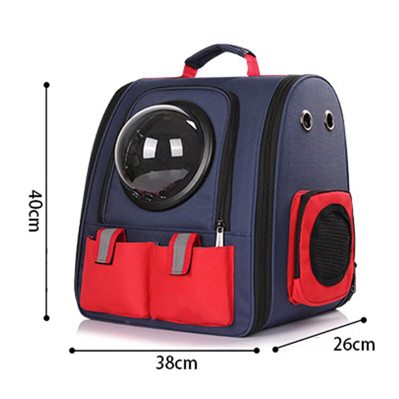 Petshy Dog Transparent Space Capsule Pet Cat Backpack Window Small Dog Carrying Cage Outdoor Travel Bags Puppy Pet Carrier Bag