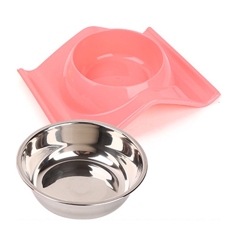 Petshy Dual Port Dog Water Dispenser Feeder Utensils Bowl Stainless Steel Cat Drinking Fountain Food Dish Pets Feeding Bowls