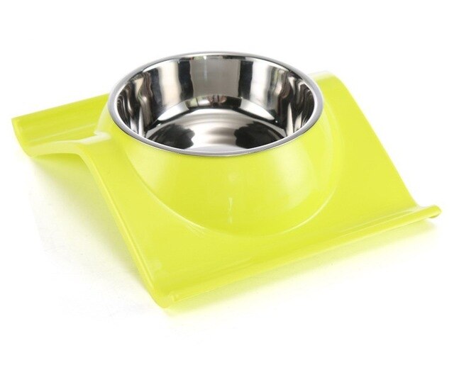 Petshy Dual Port Dog Water Dispenser Feeder Utensils Bowl Stainless Steel Cat Drinking Fountain Food Dish Pets Feeding Bowls