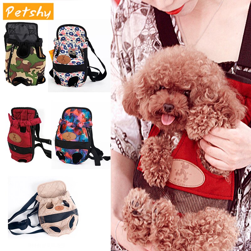 Petshy Pet Carrier Backpack for Dogs Cats Mesh Outdoor Travel Pets Products Puppy Kitten Cage Small Dog Bags Sling Holder