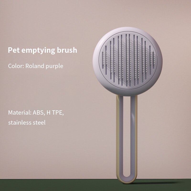 Petshy Pet Hair Shedding Comb Pet Dog Cat Brush Grooming Tool Hair Removal Comb For Dogs Cats Deshedding Hair Products