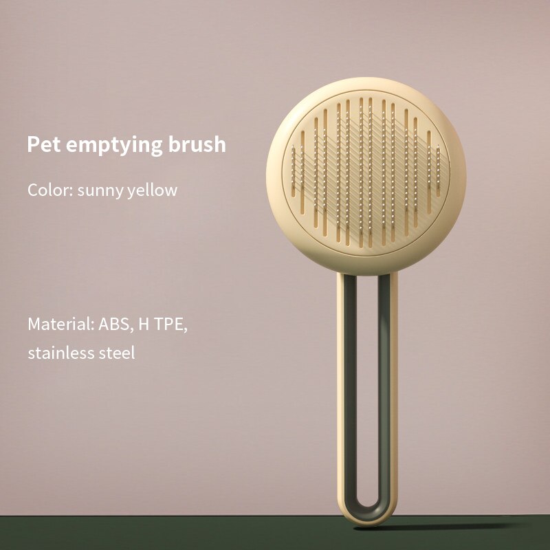 Petshy Pet Hair Shedding Comb Pet Dog Cat Brush Grooming Tool Hair Removal Comb For Dogs Cats Deshedding Hair Products