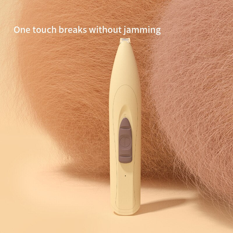 Petshy Pet Paw Hair Grooming Clipper Rechargeable Pet Hair Grooming Kit Adjustable Multi-Functional Dog Feet Hair Shaver