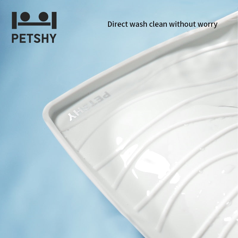 Petshy Pet Placemat Silicone Anti-spill Placemat Non-slip Anti-bite Waterproof Mat Anti-leakage Placemat Easy to Clean