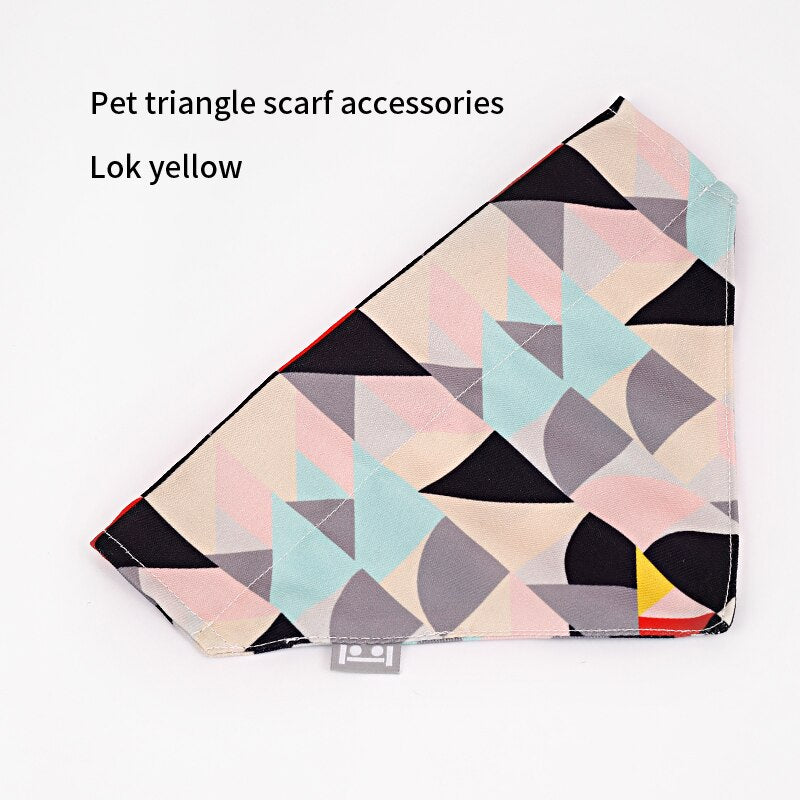 Petshy Petshy Cute Cat Dog Bandana Bibs Scarf Collar Adjustable Pet Neckerchief Scarf Waterproof Saliva Towel For Small