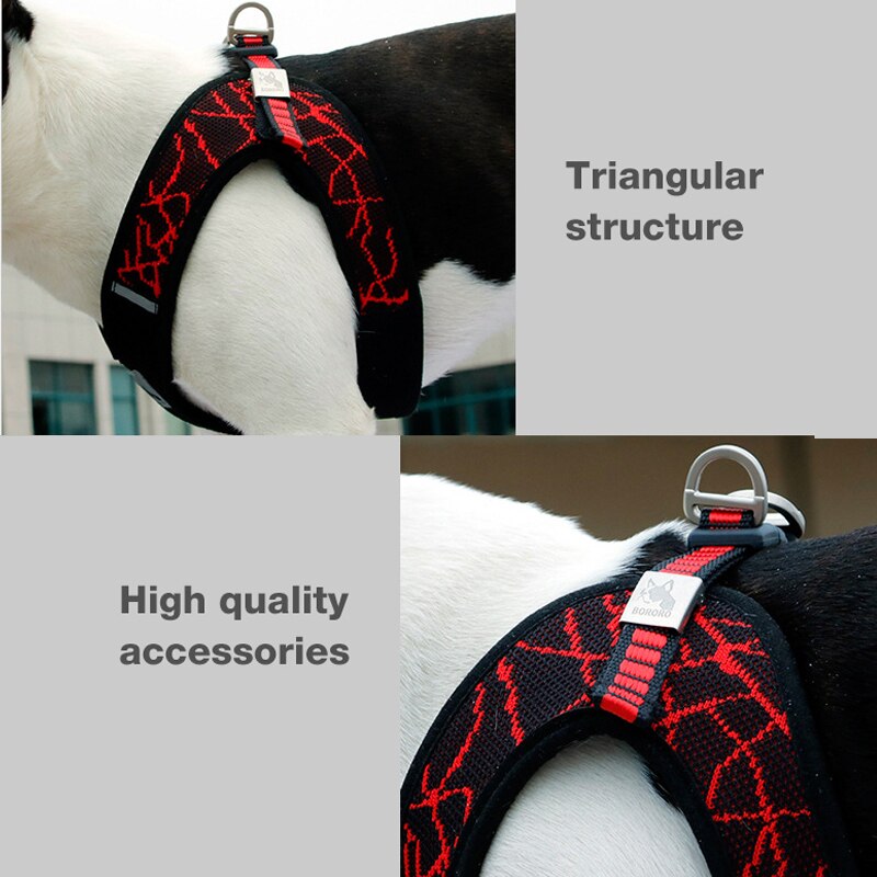 Petshy Portable Dog Pet Harness Collar Large Medium Small Dog Leash Harness Pet Traction Rope Belt Dogs Walking Harness Supplies