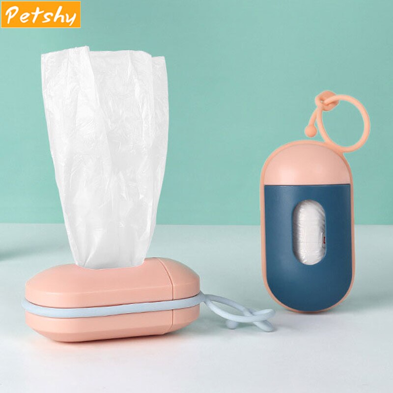 Petshy Portable Dog Poop Dispenser Waste Garbage Holder Carrier Pet Puppy Cat Dogs Outdoor arbage Bags Organizer Pets Supplies