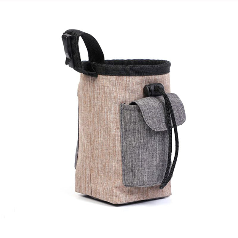 Petshy Portable Outdoor Dog Treat Bag Pet Snack Food Carrier Storage Bags Dogs Puppy Reward Waist Bags Dog Treat Training Bags