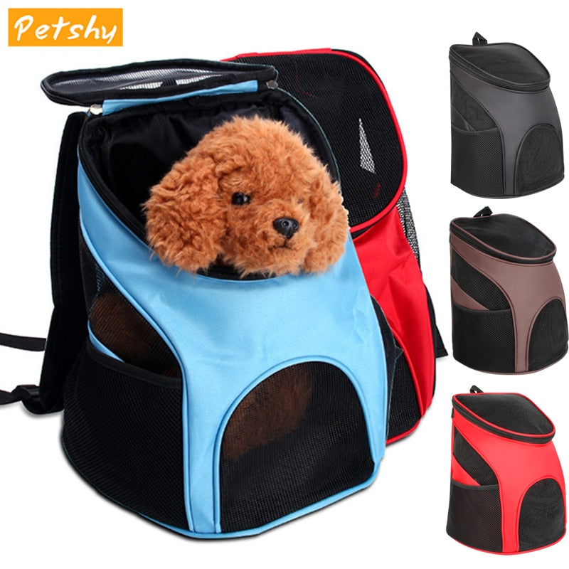 Petshy Portable Pet Carrier Bag Dog Cat Backpack Outdoor Travel Puppy Cat Bag Transporter Box Case Small Dog Pet Carrying Case