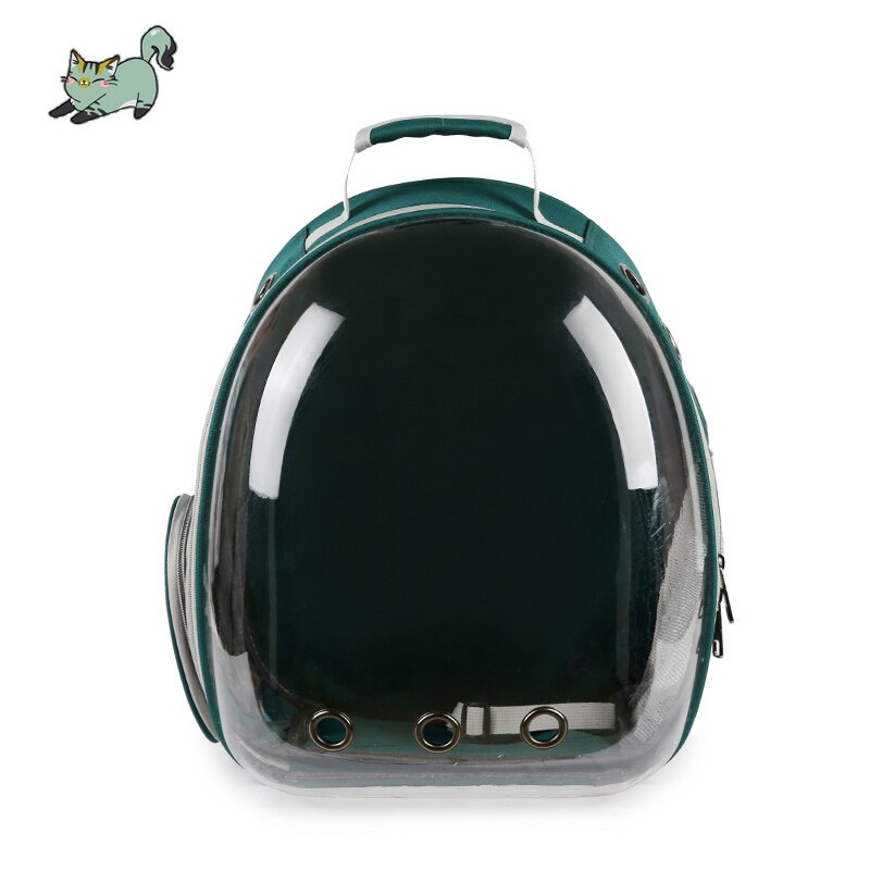 Petshy Puppy Cat Carrier Backpack Breathable Transparent Outdoor Travel Hiking Mountaineering Small Dogs Carrying Cage Bag