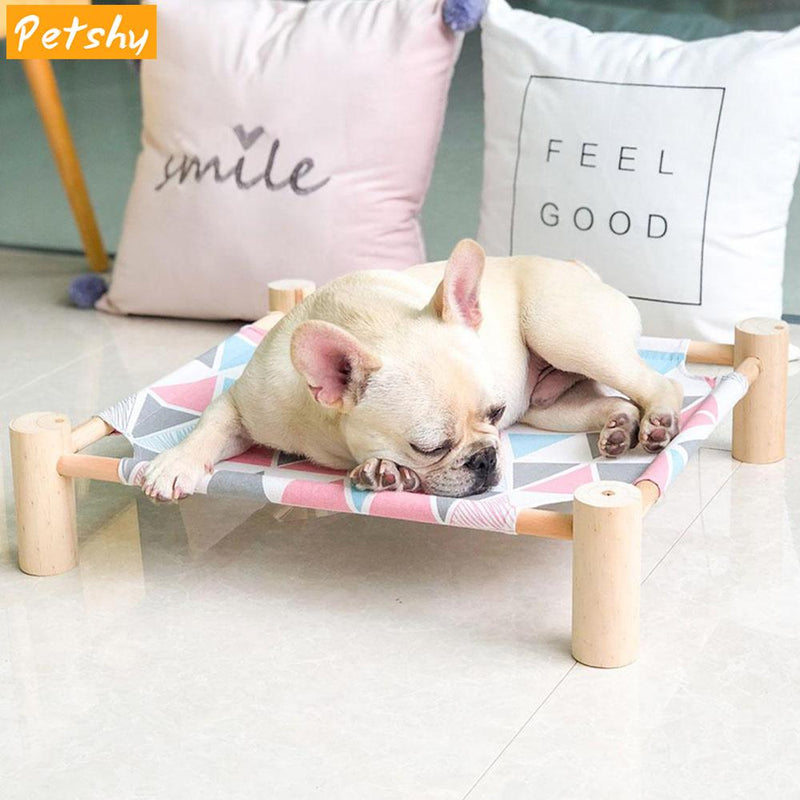 Petshy Small Dog Cat Bed Mats Breathable Comfortable Print Washable Pet Sleeping Cat Hammock Bed Kitten Puppy Nest