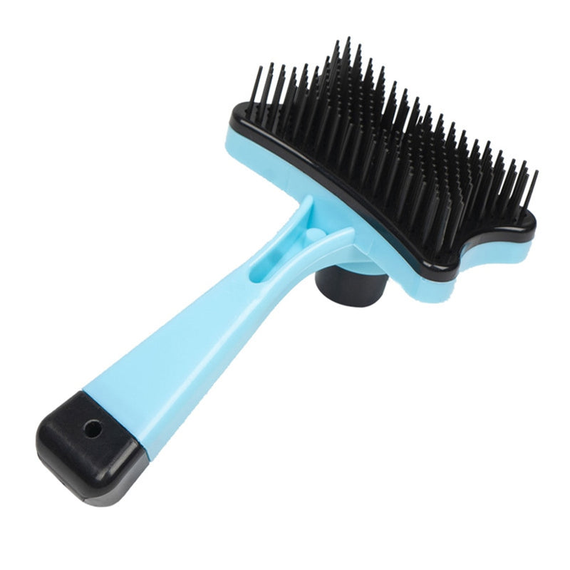 Push Brush for Cat and Dogs Pet Groom Bath Brush Hair Removal Brush Convenient For Pet Grooming Tool QP2