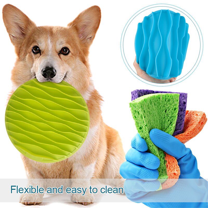 Portable Pet Dog Feeding Food Bowls Foldable Puppy Slow Down Eating Feeder Dish Bowl Anti-choking Prevent Obesity Dogs Supplies