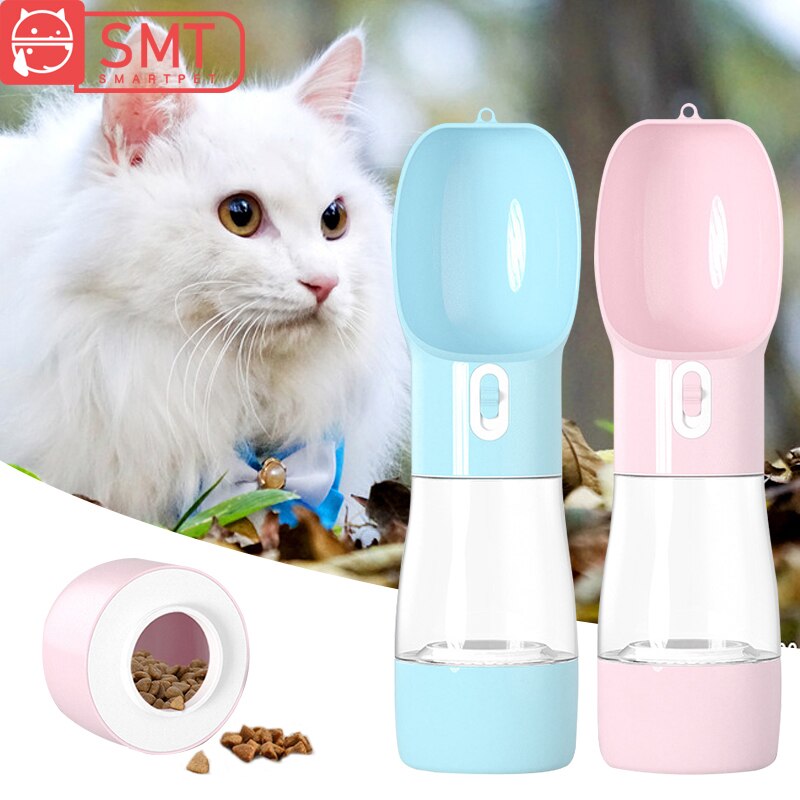 Portable Pet Dog Water Bottle Feeder Bowl Outdoor Travel Puppy Cats Food Bowl Drinking Water Bottle Multifunction Pet Products