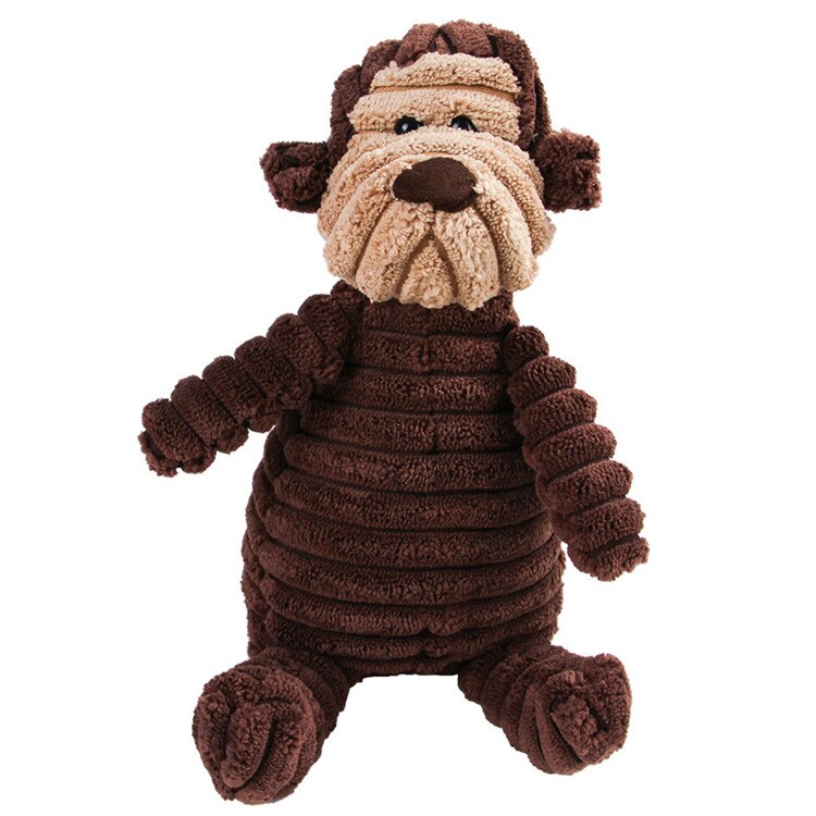 Puppy Honking Squirrel for Dogs Cat Chew Squeaker Squeaky Toy Dog Toys Stuffed Chew Squeaking Plush Sound Animals Pets Toy