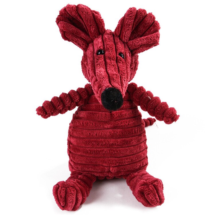 Puppy Honking Squirrel for Dogs Cat Chew Squeaker Squeaky Toy Dog Toys Stuffed Chew Squeaking Plush Sound Animals Pets Toy