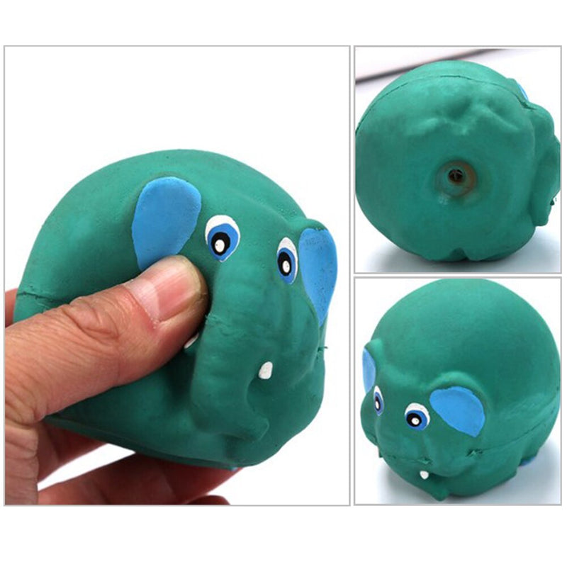 Rubber Dog Ball Toy Funny Pet Squeaky Toy Bite Resistant Pet Molar Dog Chew Toys Puppy Fetch Throw Game Ball Pet Training Toys