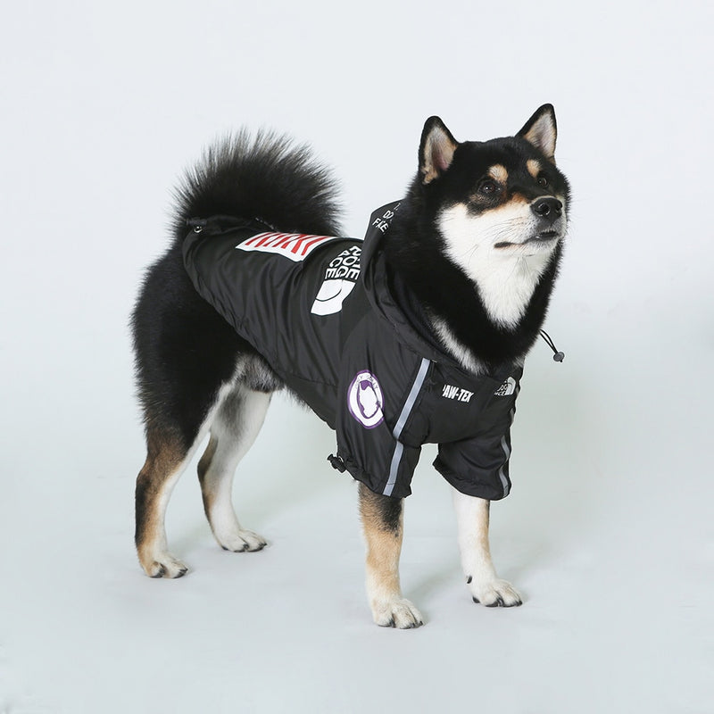 S-5XL Dog Raincoat Jacket Clothes Windproof Cat Dog Jacket Fashion Waterproof Reflective Pet Clothing Small Pets Large Pets Coat