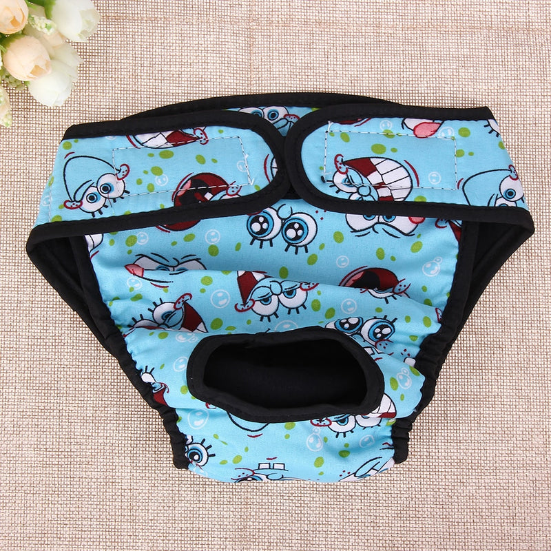 S-XL Dog Diaper Physiological Pants Sanitary Washable Female Dog Panties Shorts Underwear Briefs For Dogs