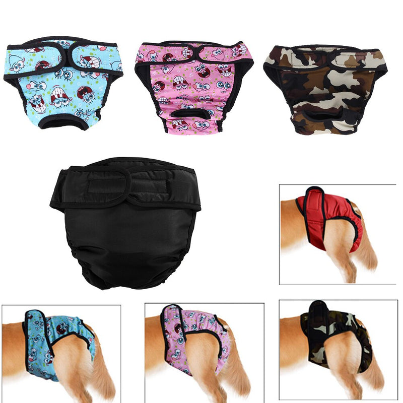 S-XL Dog Diaper Physiological Pants Sanitary Washable Female Dog Panties Shorts Underwear Briefs For Dogs