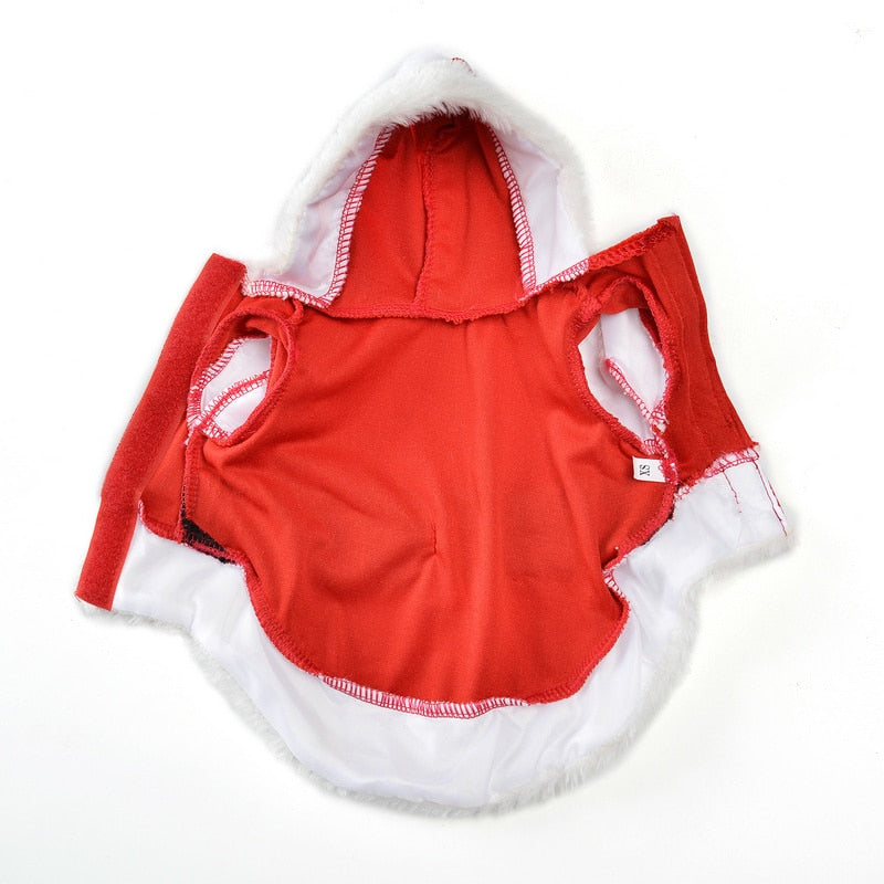 Pet Dog Costume Christmas Clothes for Small Dogs Winter Dog Hooded Coat Jackets Puppy Cat Clothing Chihuahua Yorkie Outfit