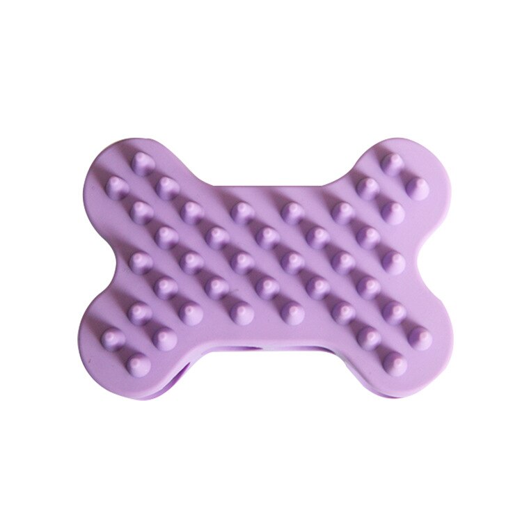 Silicone Pet Dog Cat Bath Grooming Brush Comb Rubber Glove Effecient Fur Grooming Massaging Device Hair Shedding Trimming Brush