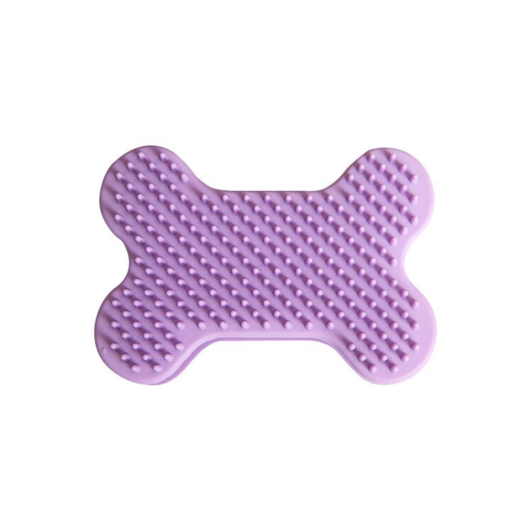 Silicone Pet Dog Cat Bath Grooming Brush Comb Rubber Glove Effecient Fur Grooming Massaging Device Hair Shedding Trimming Brush