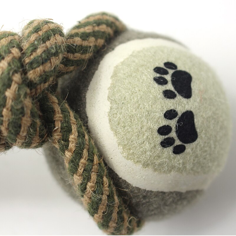 Smartpet Pet Dog Puppy Cotton Knot Chew Toy Teeth Cleaning Durable Dog Rope Toy Interactive Toy Funny Ball Toy Pet Supplies