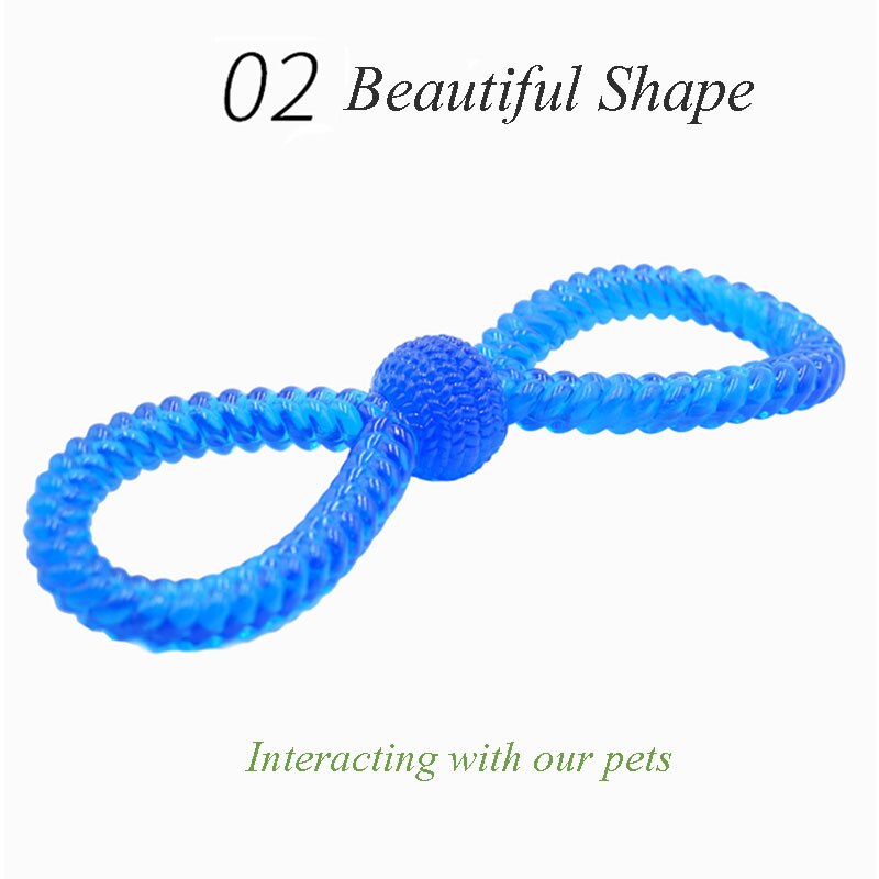 Smartpet TPR Pet Dog Puppy Chewing Toy Dog Molar Stick Rubber Ball Pet Training Games Teeth Cleaning Supplies For Dog Puppy