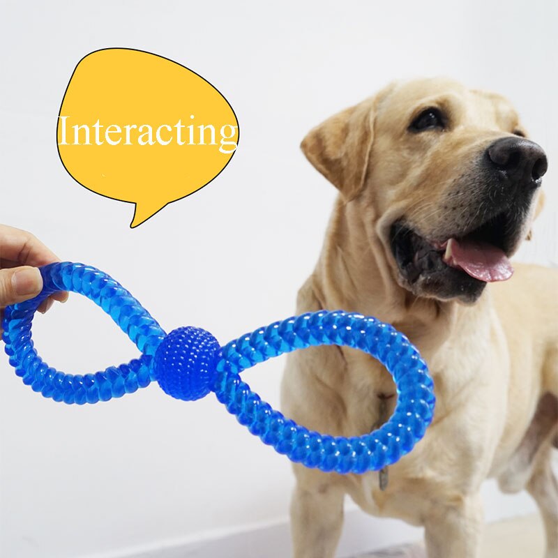 Smartpet TPR Pet Dog Puppy Chewing Toy Dog Molar Stick Rubber Ball Pet Training Games Teeth Cleaning Supplies For Dog Puppy