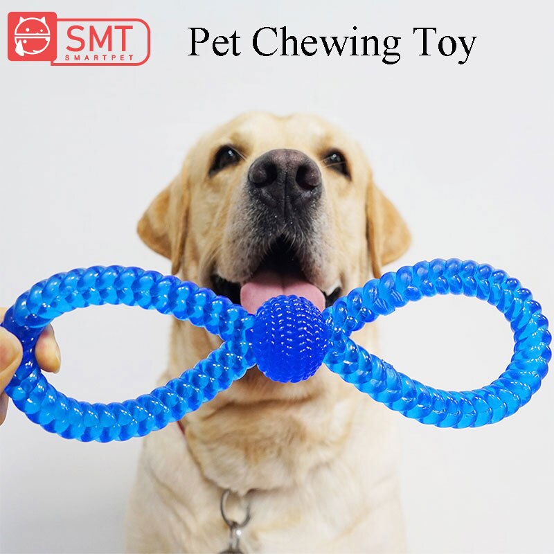 Smartpet TPR Pet Dog Puppy Chewing Toy Dog Molar Stick Rubber Ball Pet Training Games Teeth Cleaning Supplies For Dog Puppy