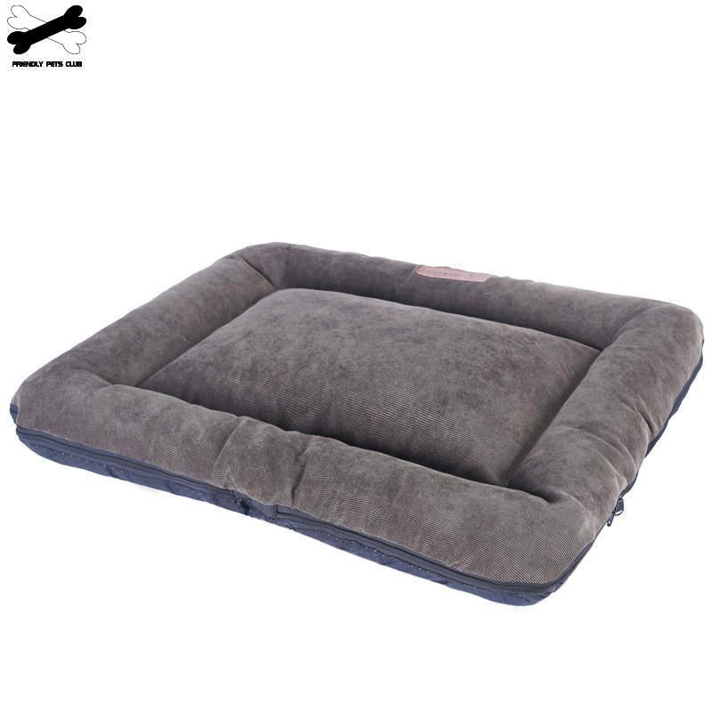 Soft Dog Bed Mattress Mat Crate Kennel Pad Washable Cloth Anti-Slip Bottom  Indoor Outdoor For Large Medium Small Dogs Cats