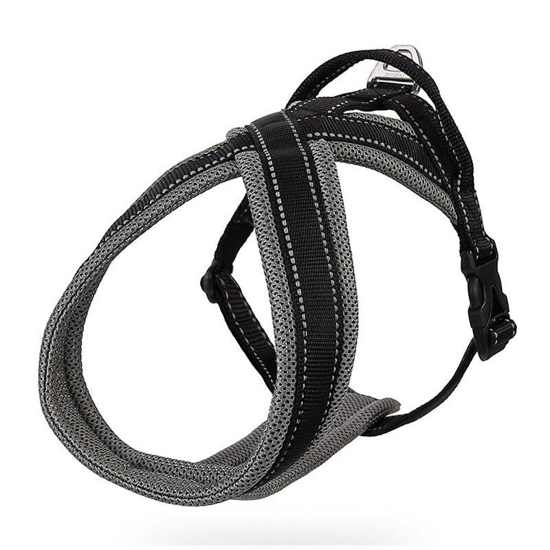 Soft Mesh Dog Harness Vest Reflective No Pull Pulling Walking Pet Control Harness For Dog For Jogging Running Szelki Dla Psa