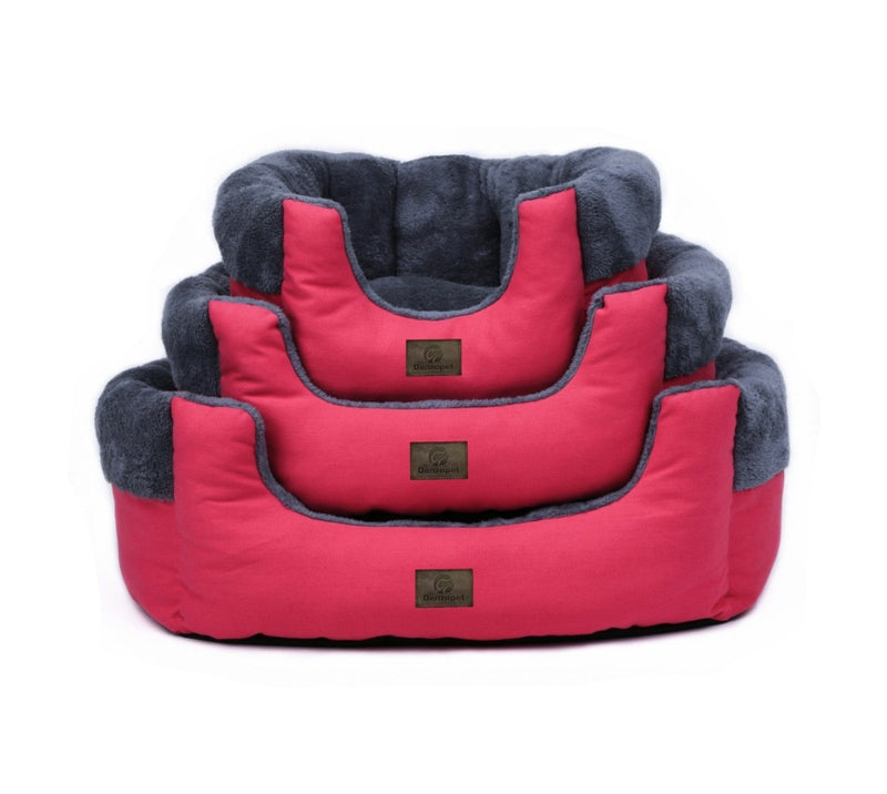 Super Comfy Velvet Fleece Nest Model Round Shape Dog Beds Pet Beds Cat Cave for Dogs and Cats Anti Skid Cotton Material