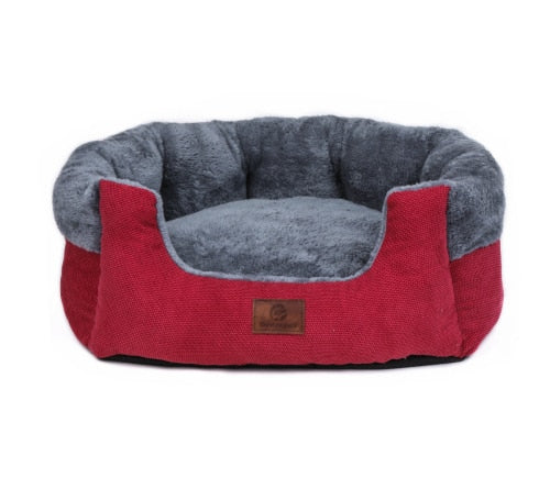 Super Comfy Velvet Fleece Nest Model Round Shape Dog Beds Pet Beds Cat Cave for Dogs and Cats Anti Skid Cotton Material