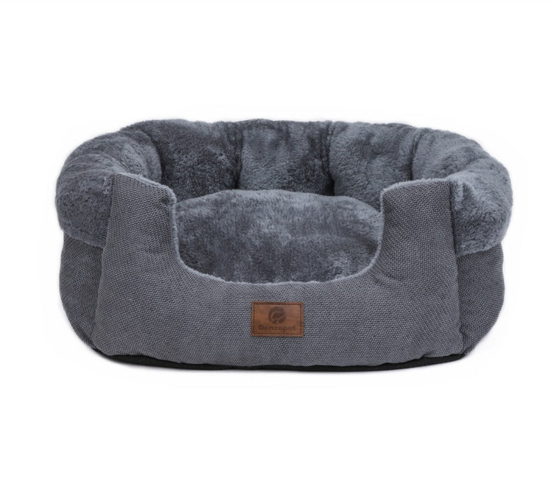 Super Comfy Velvet Fleece Nest Model Round Shape Dog Beds Pet Beds Cat Cave for Dogs and Cats Anti Skid Cotton Material