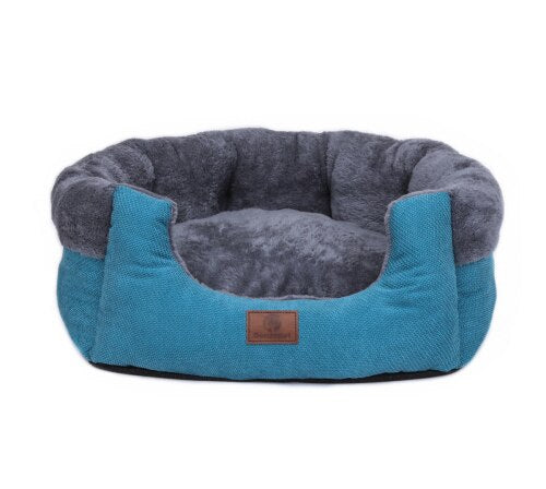 Super Comfy Velvet Fleece Nest Model Round Shape Dog Beds Pet Beds Cat Cave for Dogs and Cats Anti Skid Cotton Material