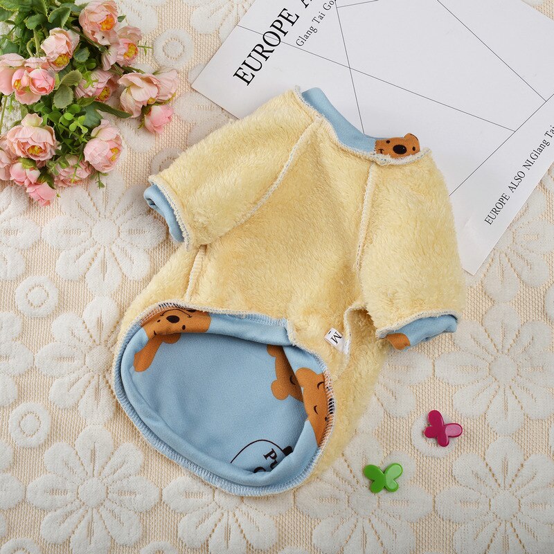 Pet Dog Clothes for Small Dogs Shih Tzu Yorkshire Hoodies Sweatshirt Soft Puppy Dog Cat Costume Clothing ropa para perro